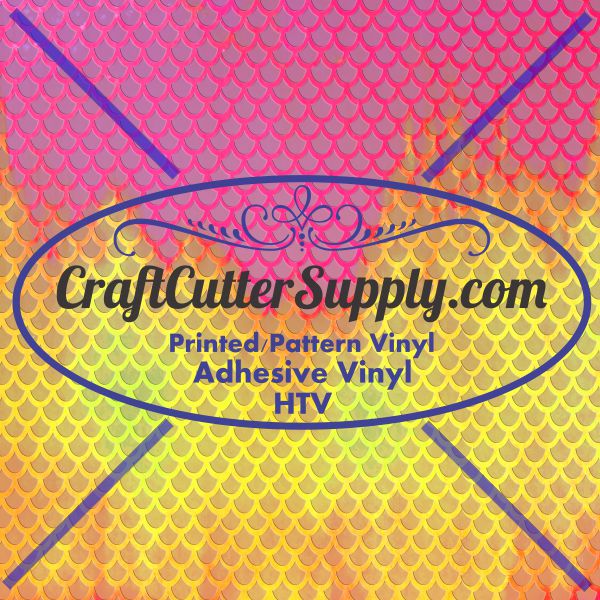 Mermaid Scales 2 12x12 - CraftCutterSupply.com