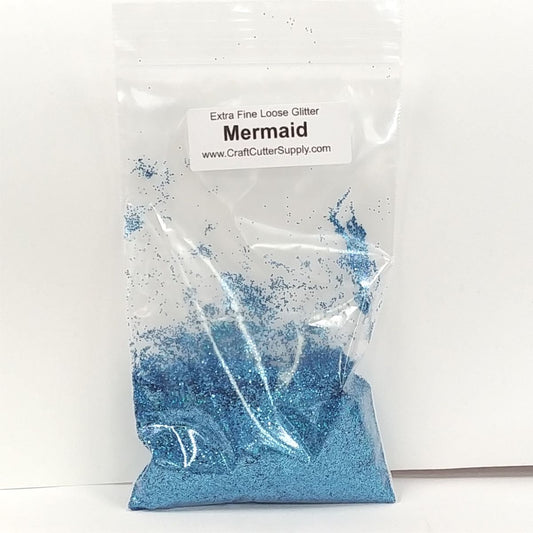 Extra Fine Loose Glitter 1oz Bag-Mermaid CLEARANCE