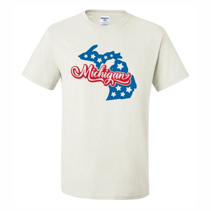 Michigan Red White Blue (CCS DTF Transfer Only)