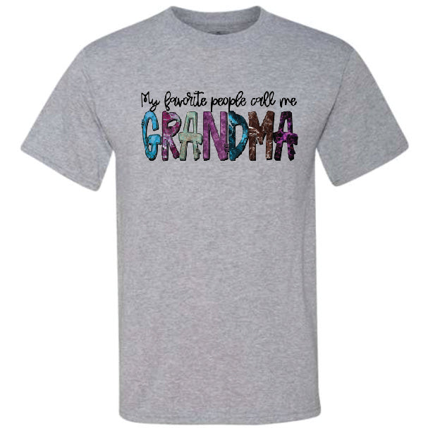 My Favorite People Call Me Grandma Marble (CCS DTF Transfer Only)