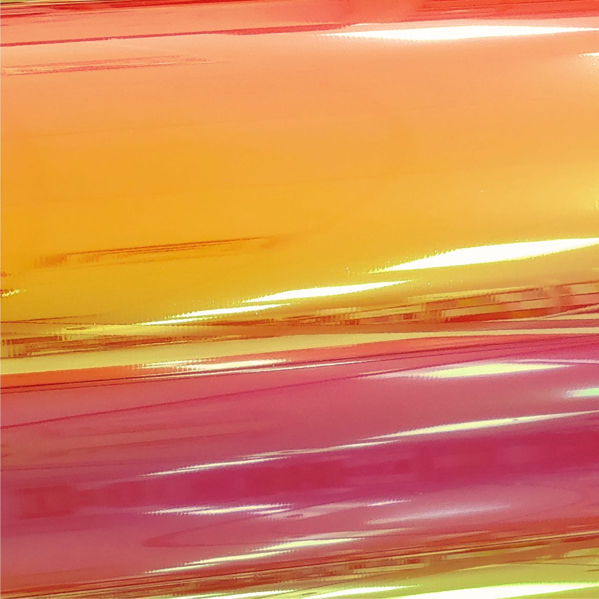 DecoFilm Brilliant Chameleon Neon Rainbow Orange HTV CLEARANCE