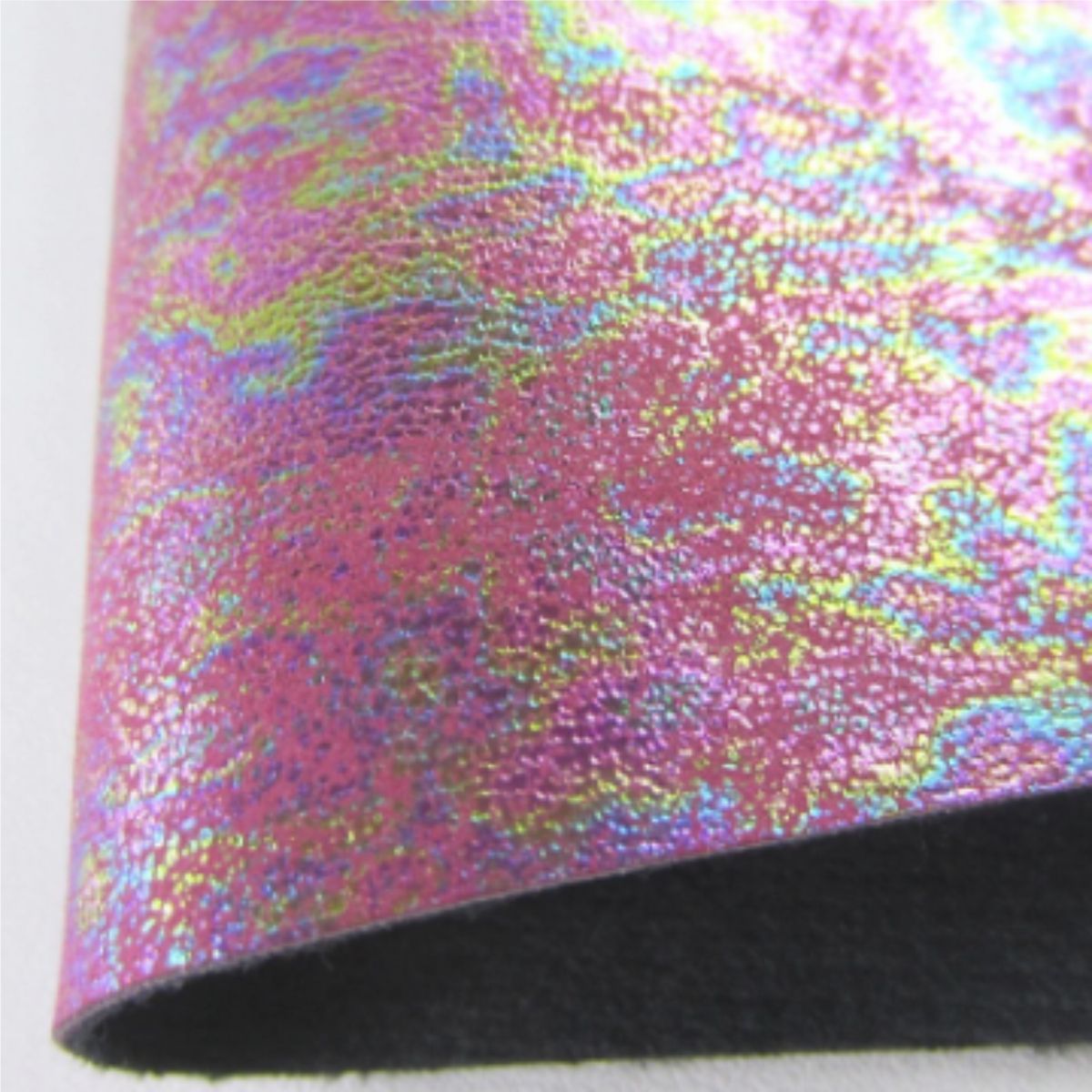 Oil Slick 4 PU faux leather 11.75in x 12in Sheets - CraftCutterSupply.com