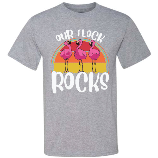 Our Flock Rocks (CCS DTF Transfer Only)