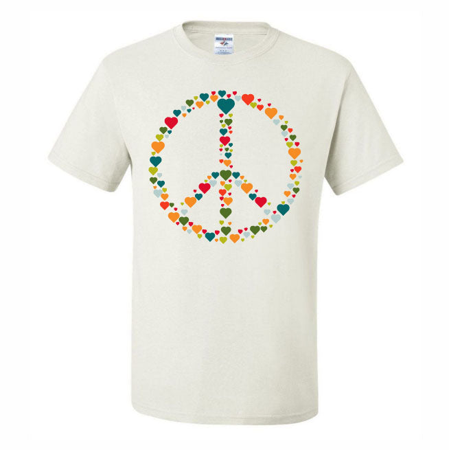 Peace Sign Hearts (CCS DTF Transfer Only)