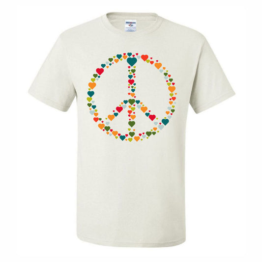 Peace Sign Hearts (CCS DTF Transfer Only)