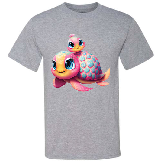 Pink Mom & Baby Turtle Mother's Day 1 (CCS DTF Transfer Only)