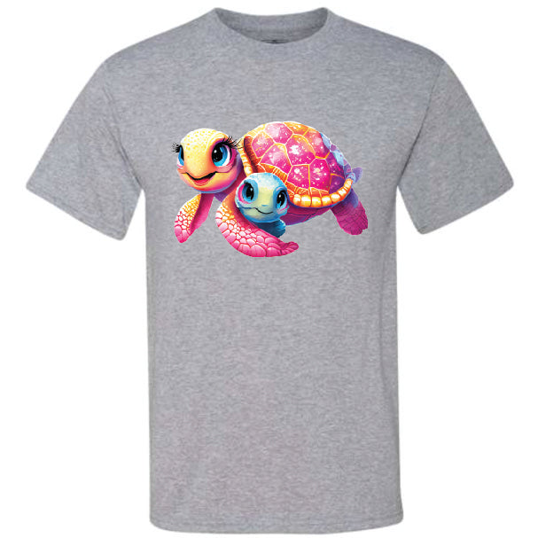 Pink Mom & Baby Turtle Mother's Day 2 (CCS DTF Transfer Only)