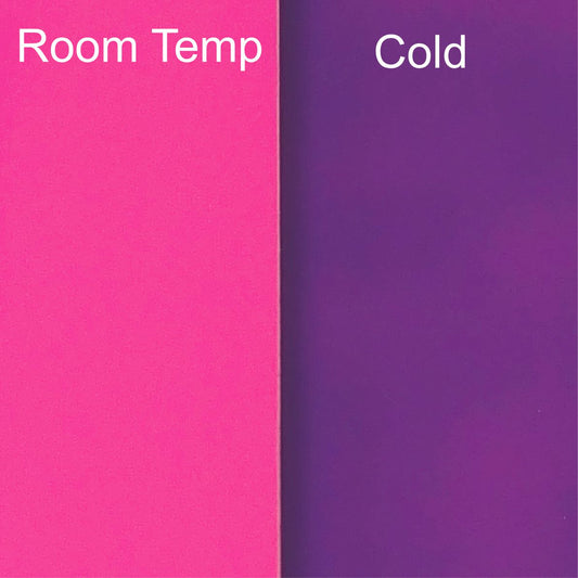 Color Changing Pink Cold Purple Adhesive Vinyl Choose Your Length CLEARANCE