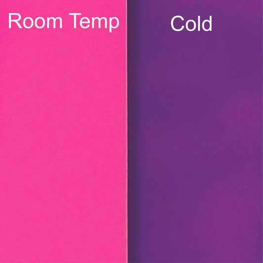Color Changing Pink Cold Purple Adhesive Vinyl CLEARANCE