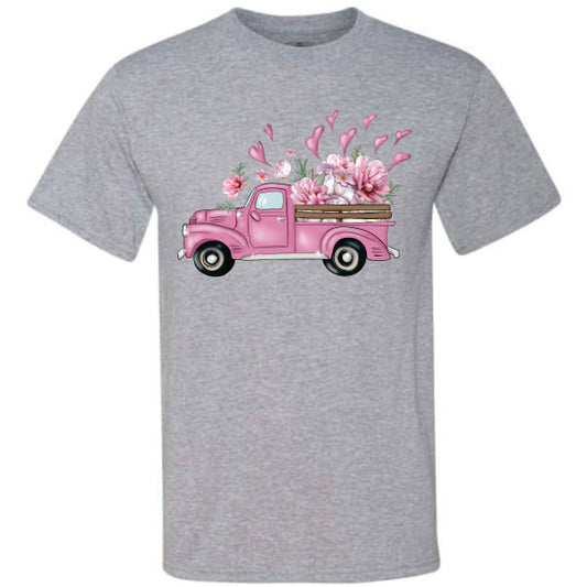 Pink Valentine Truck (CCS DTF Transfer Only)