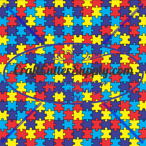 Puzzle Pieces Small 12x12 - CraftCutterSupply.com