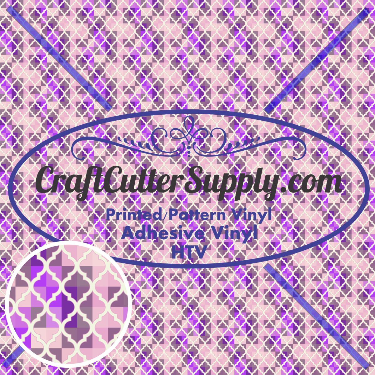 Quatrefoil 1 12x12 - CraftCutterSupply.com