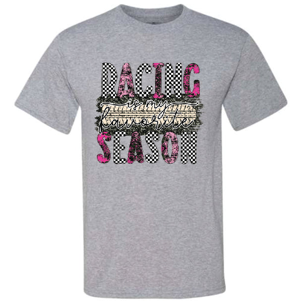 Racing Season Is My Favorite Season Pink (CCS DTF Transfer Only)