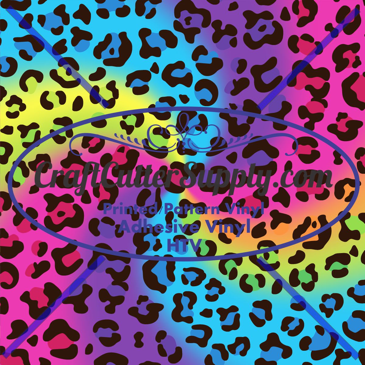 Rainbow Leopard 2 12x12 - CraftCutterSupply.com