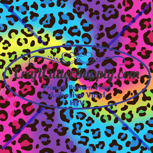 Rainbow Leopard 2 12x12 - CraftCutterSupply.com