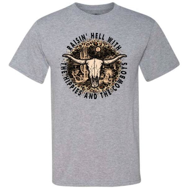 Raisin Hell With The Hippies And Cowboys (CCS DTF Transfer Only)