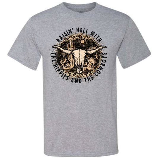 Raisin Hell With The Hippies And Cowboys (CCS DTF Transfer Only)