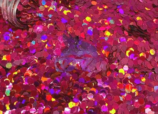 Glitter Chimp  Raspberry Jumbo Holographic Glitter CLEARANCE