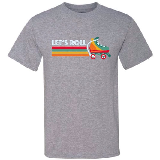 Retro Lets Roll Rollerskate (CCS DTF Transfer Only)