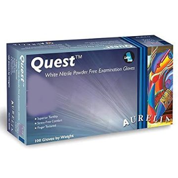 Nitrile Powder Free Examination Gloves-Size Large- 5 Pair (10 Gloves) - CraftCutterSupply.com