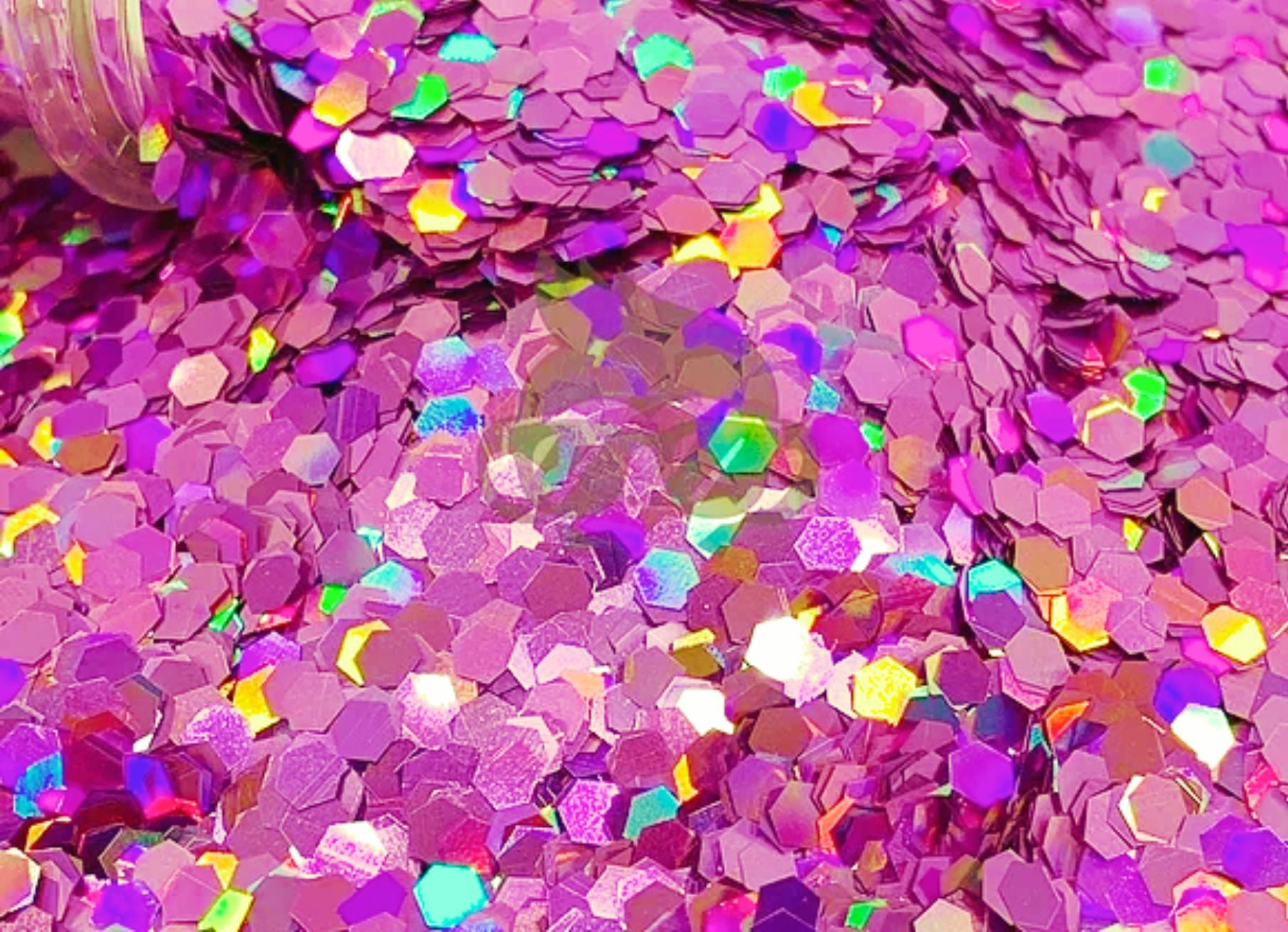 Discotheque :Flower Burst Holographic Shaped Glitter (Jar)