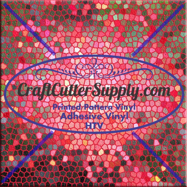 Stained Glass Over Brick Texture 12x12 - CraftCutterSupply.com