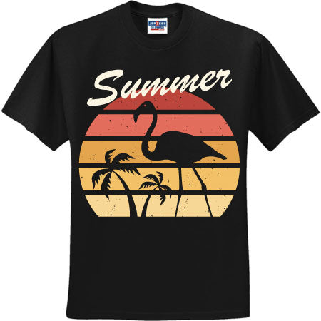 Summer Flamingo (CCS DTF Transfer Only)