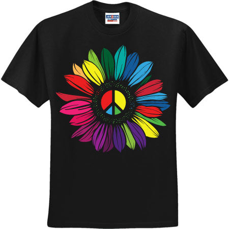Sunflower Peace Sign (CCS DTF Transfer Only)