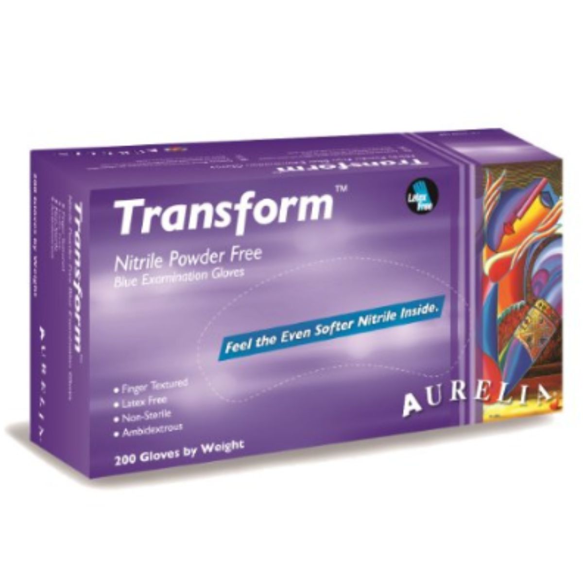 Nitrile Powder Free Examination Gloves-Size Medium- 5 Pair (10 Gloves) - CraftCutterSupply.com