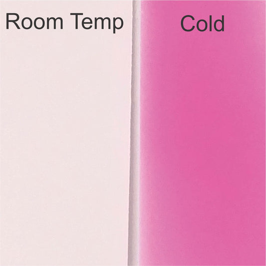 Color Changing Cold Pink Adhesive Vinyl CLEARANCE