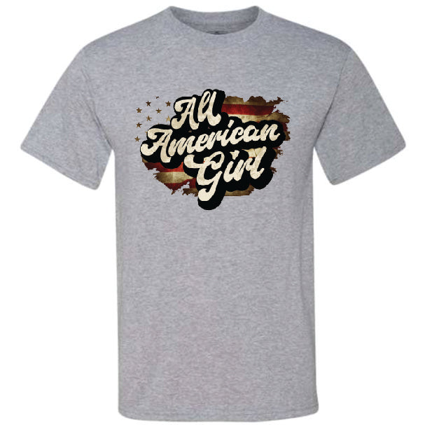 Vintage All American Girl (CCS DTF Transfer Only)