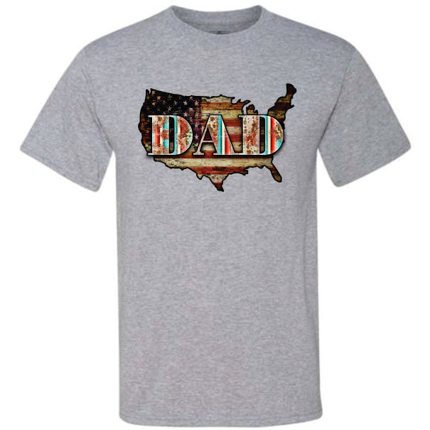 Western Dad US Flag (CCS DTF Transfer Only)