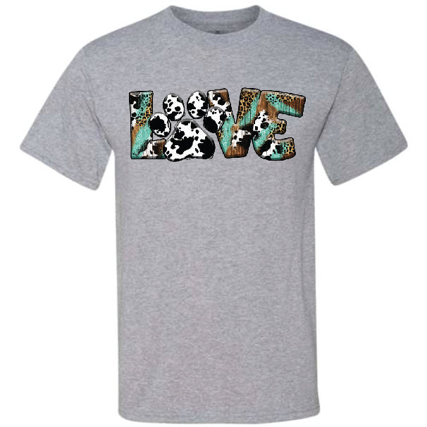 Western Love Dog Paw (CCS DTF Transfer Only)