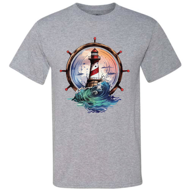 Wheel And Lighthouse 2 (CCS DTF Transfer Only)