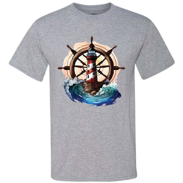 Wheel And Lighthouse 3 (CCS DTF Transfer Only)