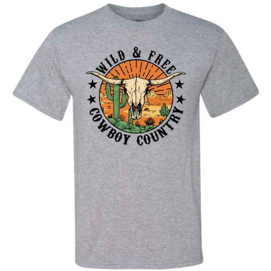 Wild & Free Cowboy Country (CCS DTF Transfer Only)
