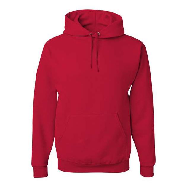 JERZEES - Adult NuBlend Hooded Sweatshirt - True Red