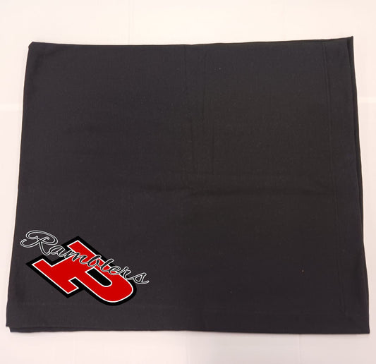 Heavy Blend™ Fleece 50x60 Stadium Blanket Black -Perry P With Ramblers Through It