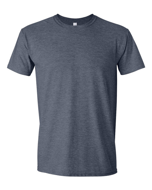 Adult 4XL - Gildan SoftStyle T Shirt Heather Navy