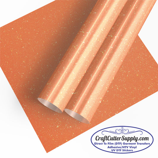 Oracal 851 Sparkling Glitter Metallic-Blooming Coral Sparkle
