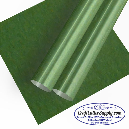 Premium DecoFlock Bright Green HTV 12in x 15in Sheets