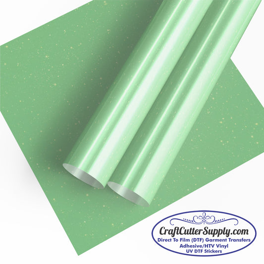 Oracal 851 Sparkling Glitter Metallic-Chiffon Mint Sparkle