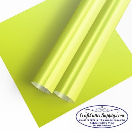 Siser Easy Glow HTV - Neon Yellow (Glow In The Dark Iron On Vinyl)