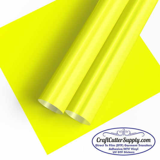 FashionFlex Puff HTV Neon Yellow 12x20