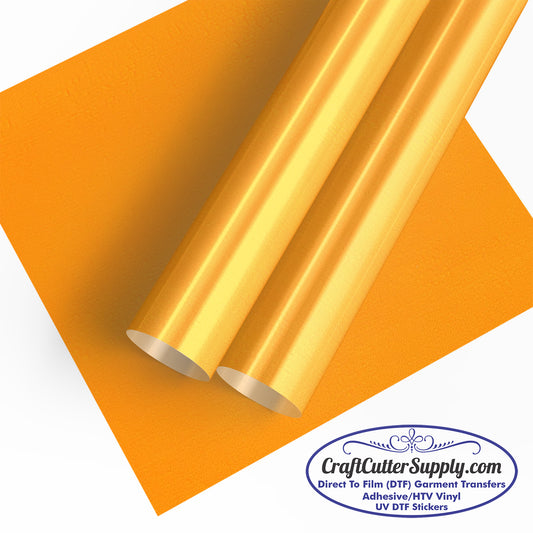 FashionFlex Puff HTV Yellow 12x20 (Color is almost a light orange)