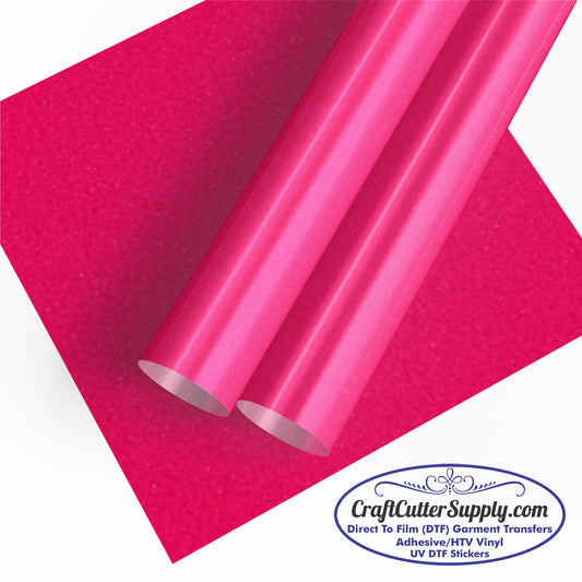 Siser StripFlock Pro - Fluorescent Pink 12in x 15in Sheets