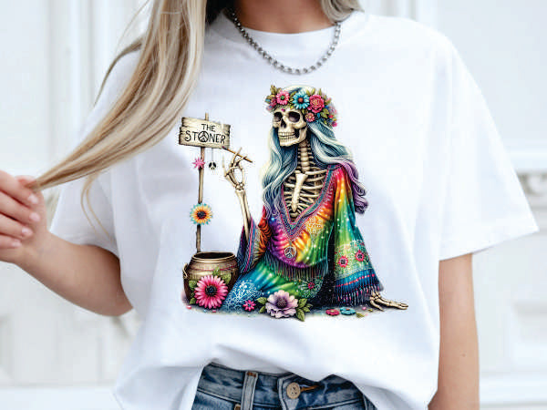 The Stoner Skeleton (CCS DTF Transfer Only)