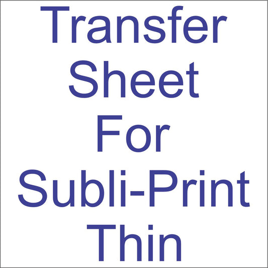 Transfer Sheet For Subli-Print Thin 8.5in x 11in Sheets CLEARANCE