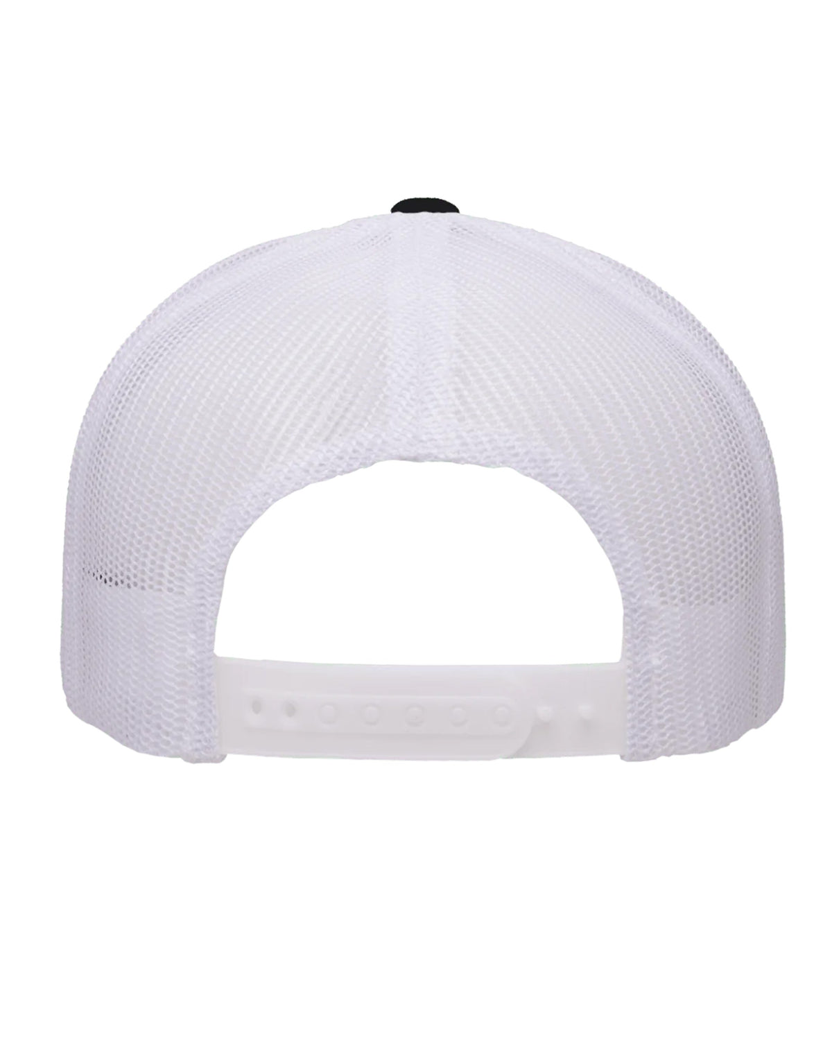 YP Classics® 5-Panel Retro Trucker Cap - 2-Tone Black/White