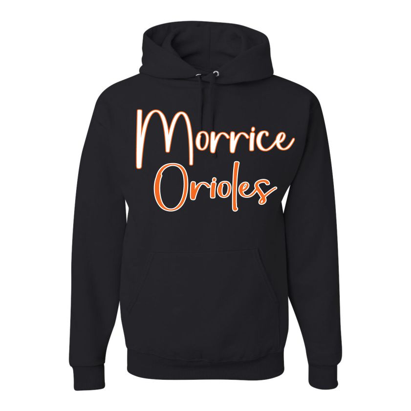 Adult Black Hoodie Morrice Orioles 4